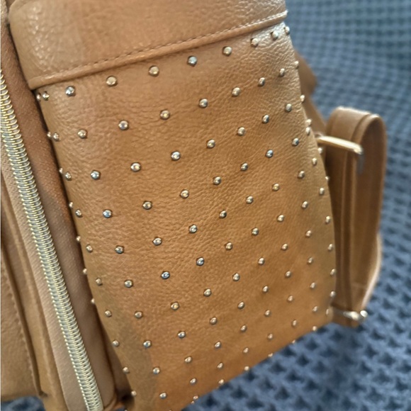 Itzy Ritzy Mini Tan Backpack - Picture 5 of 7